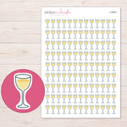 I-12934 planner sticker sheet with enlarged sticker detail
