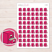 I-12946 planner sticker sheet with enlarged sticker detail