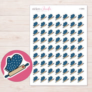 I-12953 planner sticker sheet with enlarged sticker detail