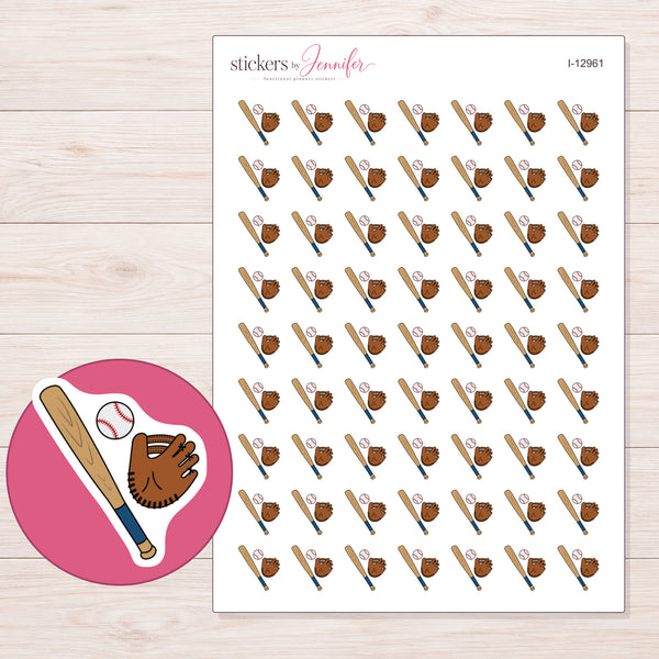 I-12961 planner sticker sheet with enlarged sticker detail