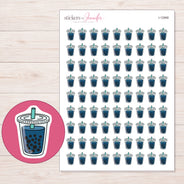 I-12968 planner sticker sheet with enlarged sticker detail