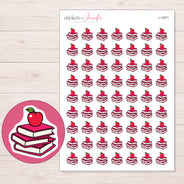 I-12971 planner sticker sheet with enlarged sticker detail