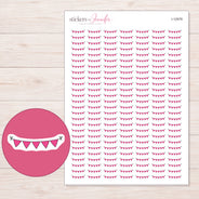 I-12978 planner sticker sheet with enlarged sticker detail