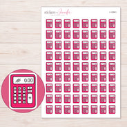 I-12981 planner sticker sheet with enlarged sticker detail