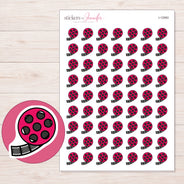 I-12983 planner sticker sheet with enlarged sticker detail
