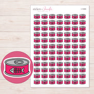 I-12985 planner sticker sheet with enlarged sticker detail
