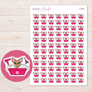 I-12987 planner sticker sheet with enlarged sticker detail