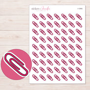 I-12992 planner sticker sheet with enlarged sticker detail