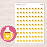 I-12996 planner sticker sheet with enlarged sticker detail