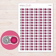 I-12998 planner sticker sheet with enlarged sticker detail
