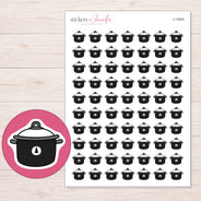 I-13005 planner sticker sheet with enlarged sticker detail
