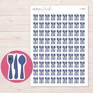 I-13007 planner sticker sheet with enlarged sticker detail