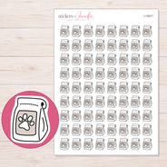 I-13017 planner sticker sheet with enlarged sticker detail