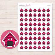 I-13018 planner sticker sheet with enlarged sticker detail