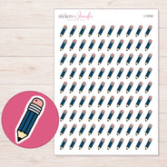 I-13030 planner sticker sheet with enlarged sticker detail