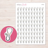 I-13031 planner sticker sheet with enlarged sticker detail