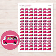 I-13042 planner sticker sheet with enlarged sticker detail