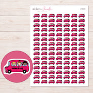 I-13043 planner sticker sheet with enlarged sticker detail
