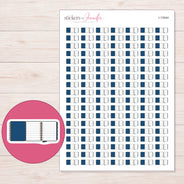 I-13044 planner sticker sheet with enlarged sticker detail