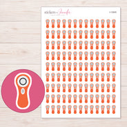 I-13045 planner sticker sheet with enlarged sticker detail
