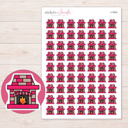 I-13046 planner sticker sheet with enlarged sticker detail