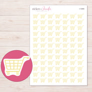 I-13060 planner sticker sheet with enlarged sticker detail