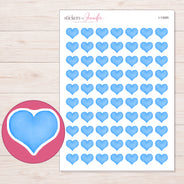 I-13065 planner sticker sheet with enlarged sticker detail