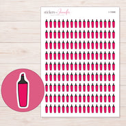 I-13066 planner sticker sheet with enlarged sticker detail