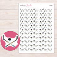 I-13069 planner sticker sheet with enlarged sticker detail