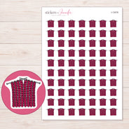I-13078 planner sticker sheet with enlarged sticker detail