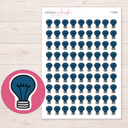 I-13084 planner sticker sheet with enlarged sticker detail