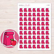 I-13086 planner sticker sheet with enlarged sticker detail