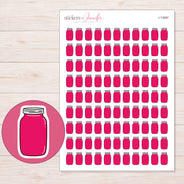 I-13087 planner sticker sheet with enlarged sticker detail