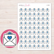 I-13089 planner sticker sheet with enlarged sticker detail