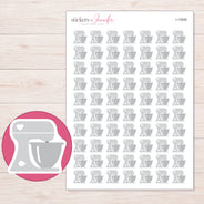 I-13095 planner sticker sheet with enlarged sticker detail