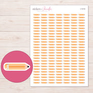 I-13110 planner sticker sheet with enlarged sticker detail