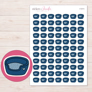 I-13111 planner sticker sheet with enlarged sticker detail
