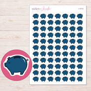 I-13112 planner sticker sheet with enlarged sticker detail