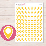 I-13115 planner sticker sheet with enlarged sticker detail
