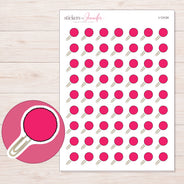 I-13124 planner sticker sheet with enlarged sticker detail