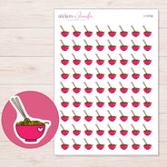 I-13132 planner sticker sheet with enlarged sticker detail