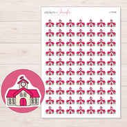 I-13140 planner sticker sheet with enlarged sticker detail