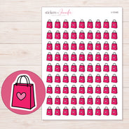 I-13145 planner sticker sheet with enlarged sticker detail