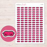 I-13146 planner sticker sheet with enlarged sticker detail