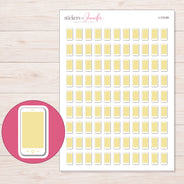 I-13149 planner sticker sheet with enlarged sticker detail