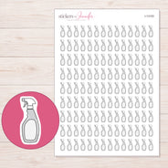 I-13153 planner sticker sheet with enlarged sticker detail