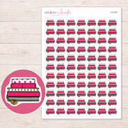 I-13154 planner sticker sheet with enlarged sticker detail