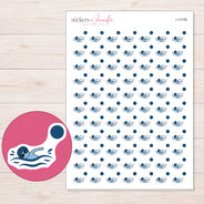 I-13158 planner sticker sheet with enlarged sticker detail