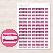 I-13159 planner sticker sheet with enlarged sticker detail