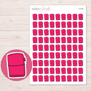 I-13160 planner sticker sheet with enlarged sticker detail